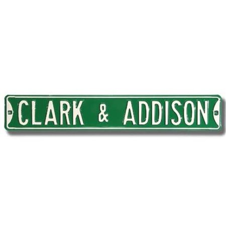 AUTHENTIC STREET SIGNS Authentic Street Signs 32027 Clark & Addison Cubs Street Sign 32027